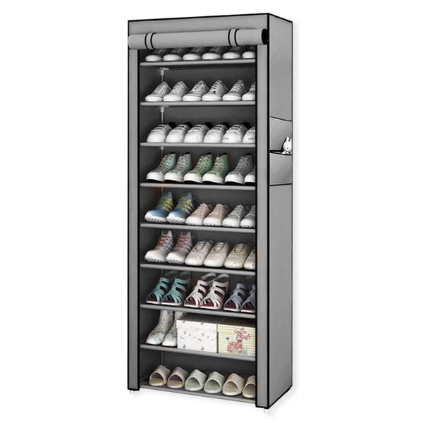 9-Tier Fabric Shoe Wardrobe Organizer - Mega Cart