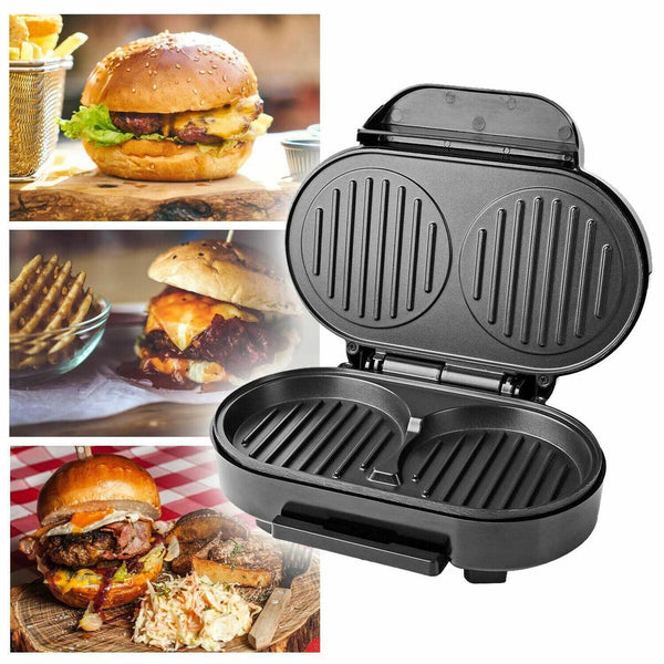 RAF Non-Stick Burger Grill 1000W