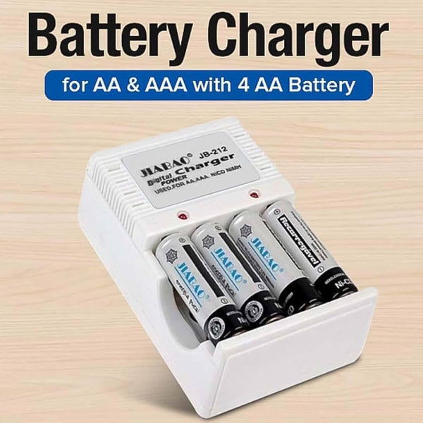 Rechargeable Battery Kit AA/AAA Charger - Mega Cart
