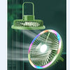 2-in-1 Fan and LED Light for Home or Travel
