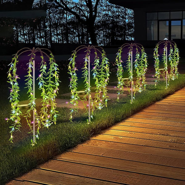 Vibrant 4-Piece Garden Solar Lights