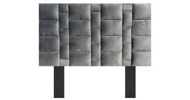 PrimeNest Tessa Plush Velvet Headboard - Modern Elegance for Bedrooms