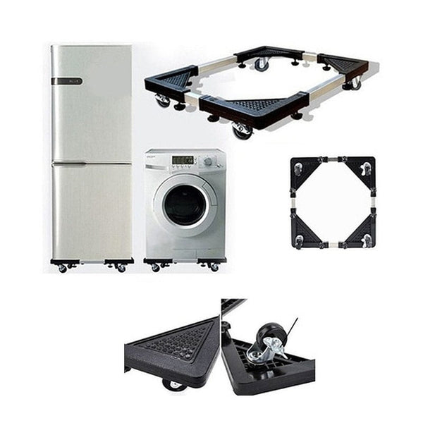 Moveable Appliance Base with Adjustable Frame