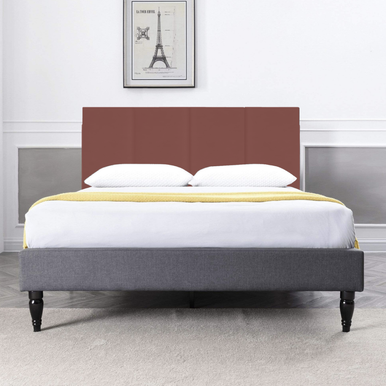 PrimeNest Grace Suede Headboard - For Modern Bedrooms