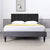 PrimeNest Grace Suede Headboard - For Modern Bedrooms