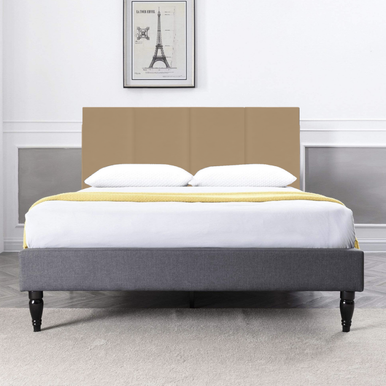 PrimeNest Grace Suede Headboard - For Modern Bedrooms