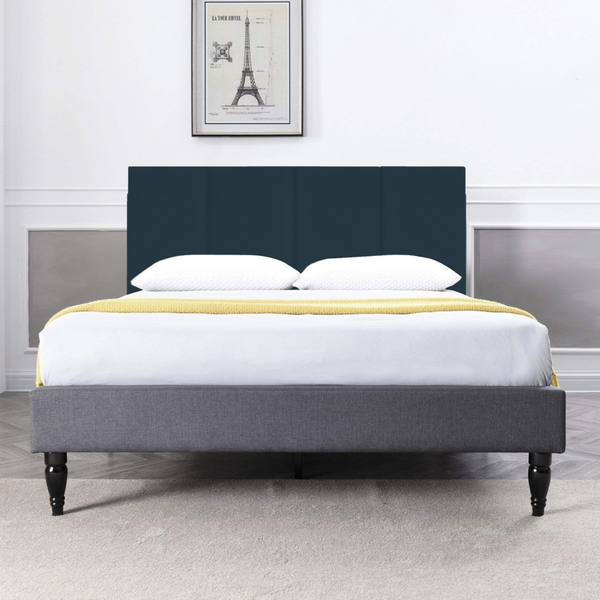 PrimeNest Grace Suede Headboard - For Modern Bedrooms