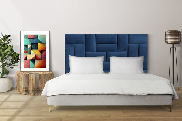 PrimeNest Harmony - Stylish Velvet Headboard for Modern Bedrooms