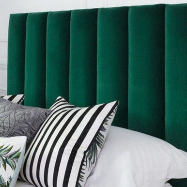 PrimeNest Harper Stylish Velvet Headboard - Contemporary Bedroom Elegance
