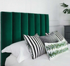PrimeNest Harper Stylish Velvet Headboard - Contemporary Bedroom Elegance