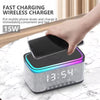 Multifunction Alarm Clock with Speaker & Wireless Charger