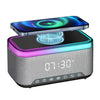Multifunction Alarm Clock with Speaker & Wireless Charger