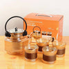 Modern 7 Piece Glass Teapot Set for Tea Lovers