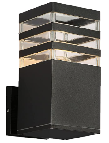 WeatherGuard Square Outdoor Wall Lamp E27