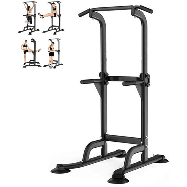 Adjustable Indoor Pull-Up and Dip Bar Station - Mega Cart