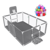 Baby Playpen With Basketball Hoop - Mega Cart