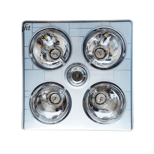 Bathroom Infrared Heating Lamp 4 Bulb With Base - Instant Warmth & Durability - Mega Cart