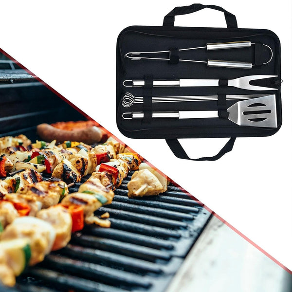 BBQ Utensil Set with Storage Bag - Mega Cart