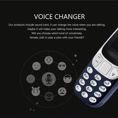 BM10 Mini Wireless Phone with Bluetooth Dialer and Voice Changer - Mega Cart