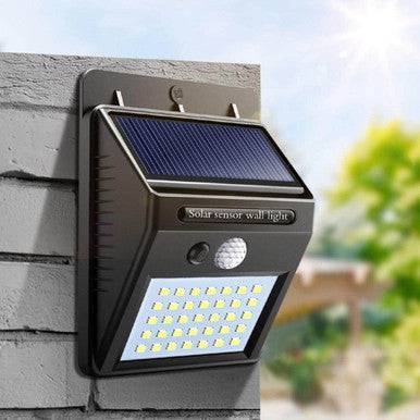 Brigark 100LM LED Infrared Solar Motion Sensor Light, IP65 Waterproof - Mega Cart