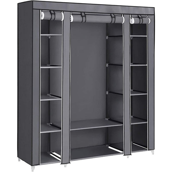 Clothes Rail Organizer with Shelves - Mega Cart
