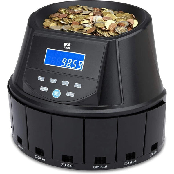 Compact Automatic Coin Sorting Machine - Mega Cart