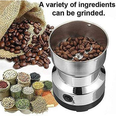 Compact Electric Coffee Grinder - Stainless Steel, 150W Power - Mega Cart