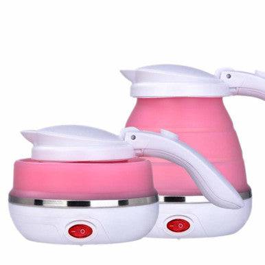Compact Foldable Travel Electric Kettle - Dual Voltage, 600ml - Mega Cart