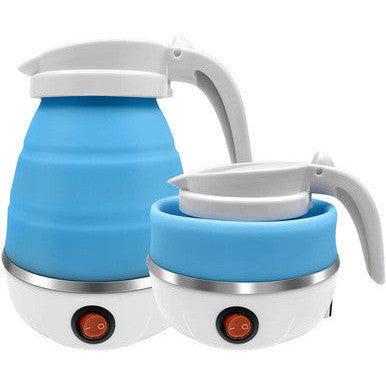 Compact Foldable Travel Electric Kettle - Dual Voltage, 600ml - Mega Cart