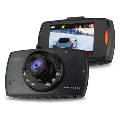 Compact Full HD 1080P Dash Cam with Wide-Angle Lens & G-Sensor - Mega Cart