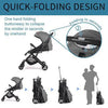 Compact Lightweight Foldable Travel Stroller for Infants & Toddlers - Mega Cart