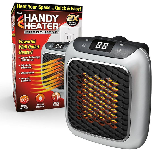 Compact Plug-In Portable Wall Heater - Mega Cart