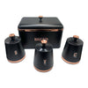 Deluxe Bread Bin & 3-Piece Canister Set - Mega Cart