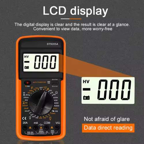 Digital Multimeter AC/DC Voltage Tester - Mega Cart