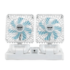 Double Head Solar Charging Fan - Mega Cart