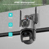 Dual Lens 1080P Wireless Outdoor Security Camera - Mega Cart