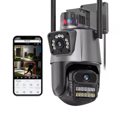 Dual Lens 360° Security Camera - Mega Cart