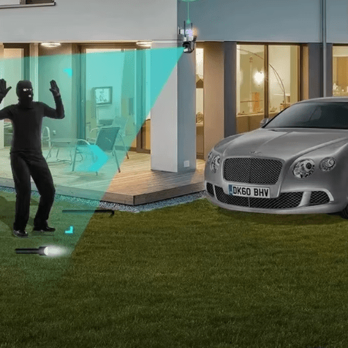 Dual Lens 360° Security Camera - Mega Cart