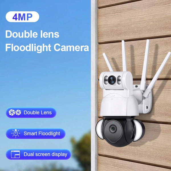 Dual Lens Surveillance Camera - Mega Cart