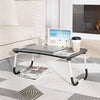 Eco-Friendly Bamboo Laptop Table with 4 USB Ports - Mega Cart