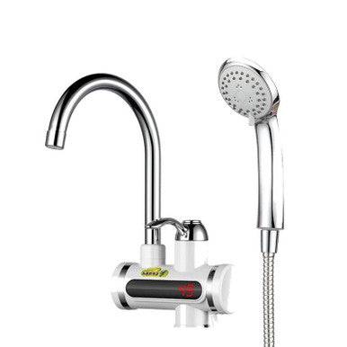 Electric Faucet Heater with Shower Head - Instant Hot Water - Mega Cart