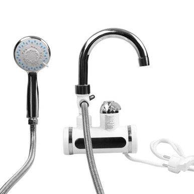 Electric Faucet Heater with Shower Head - Instant Hot Water - Mega Cart