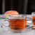 Elegant 12 Piece Glass Coffee Cup & Saucer Set for All Occasions - Mega Cart