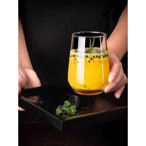 Elegant 6 Piece Glass Set - Ideal for Drinks & Cocktails - Mega Cart