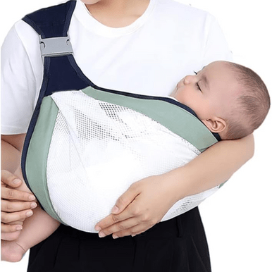 Ergonomic Baby Sling Carrier with Adjustable Straps - Grey - Mega Cart