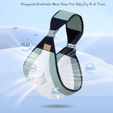 Ergonomic Baby Sling Carrier with Adjustable Straps - Grey - Mega Cart