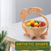Expandable Bamboo Fruit Basket – Artistic & Practical Kitchen Decor - Mega Cart
