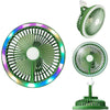 2-in-1 Fan and LED Light for Home or Travel