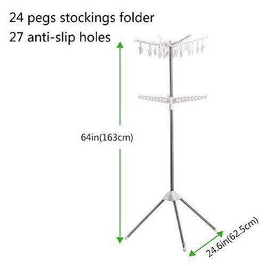Foldable Multi-Functional Clothes Drying Rack for Indoors & Outdoors - Mega Cart