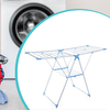 Foldable Plastic Drying Rack with Adjustable Wings for Laundry - Mega Cart